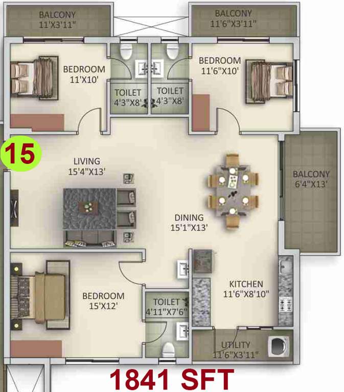  towers Floor Plan Floor Plan