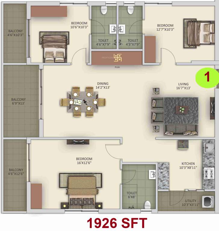  towers Floor Plan Floor Plan