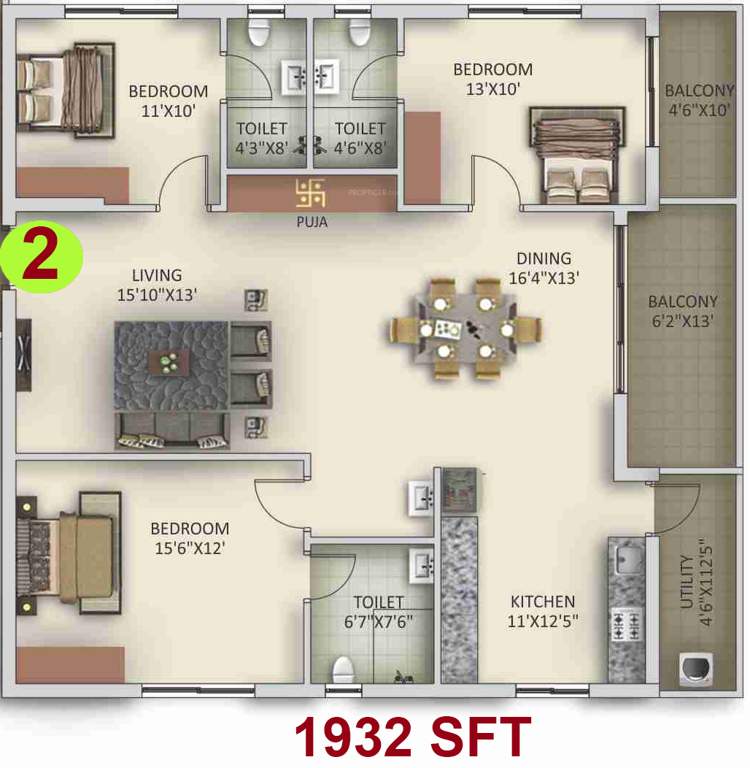  towers Floor Plan Floor Plan