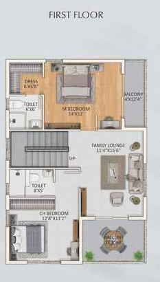  nature city Floor Plan First Floor Plan
