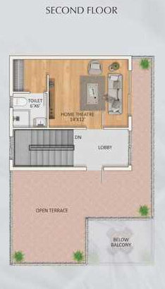  nature-city Floor Plan Second Floor Plan