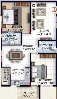  mythri-mithila Floor Plan Floor Plan