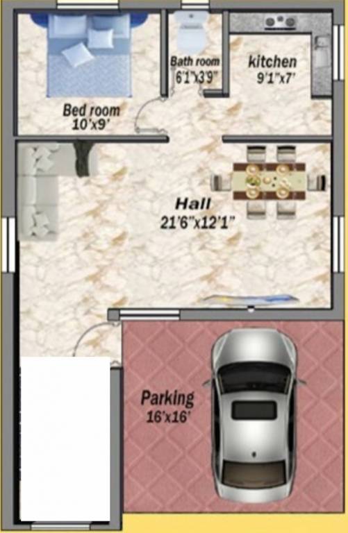  nivas villa Floor Plan Ground Floor Plan