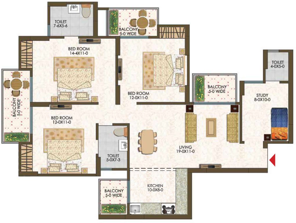  embassy reso Floor Plan Floor Plan
