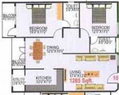  classic-apartment Floor Plan Floor Plan