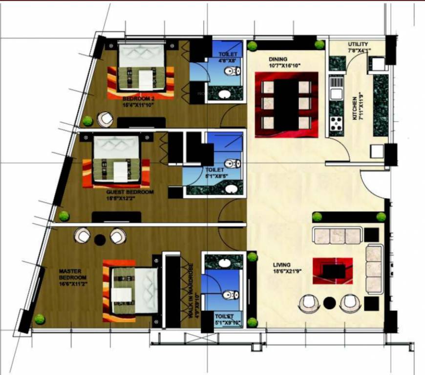  tricone Floor Plan Floor Plan