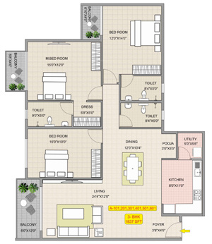  the-habitat Floor Plan Floor Plan