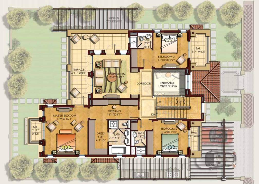 the north park Floor Plan First Floor Plan