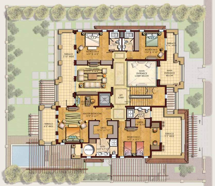 the north park Floor Plan First Floor Plan