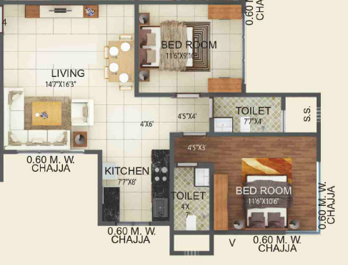  heights Floor Plan Floor Plan