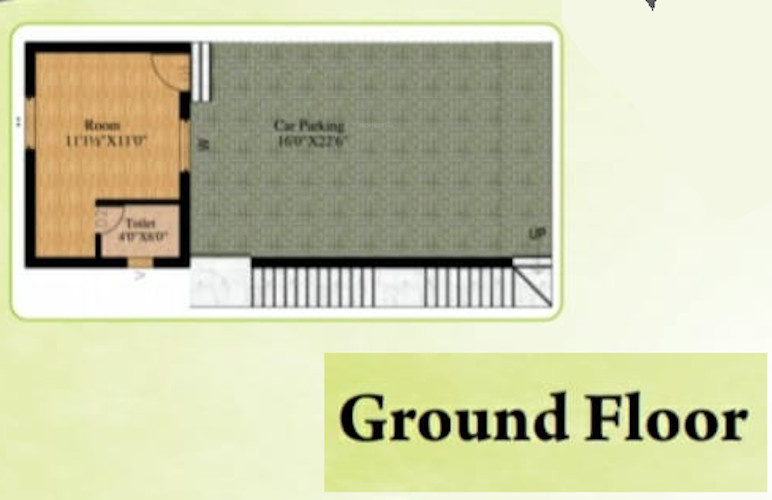  evergreen villa Floor Plan Ground Floor Plan