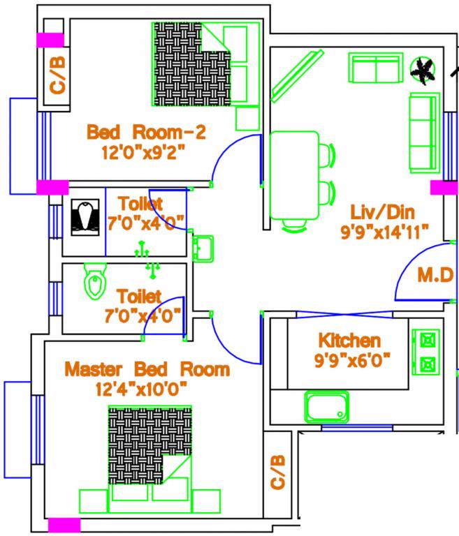 Floor Plan  sai madhura flats Floor Plan Floor Plan
