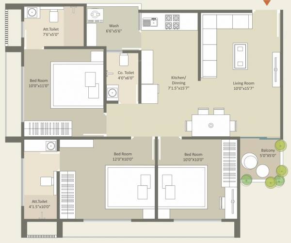  residency Floor Plan Floor Plan