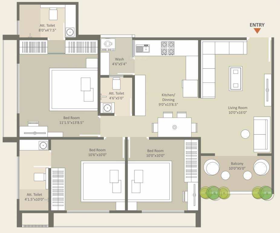  residency Floor Plan Floor Plan