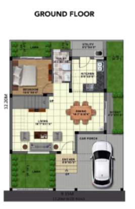  the address Floor Plan Ground Floor Plan