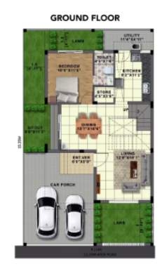  the address Floor Plan Ground Floor Plan