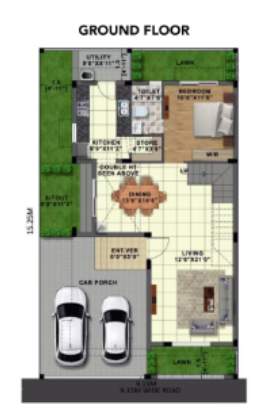  the address Floor Plan Ground Floor Plan