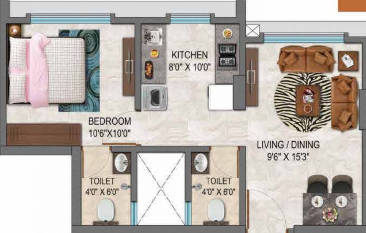  blossom residency Floor Plan Floor Plan