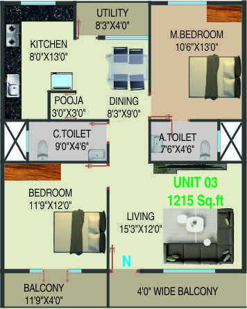  residency Floor Plan Floor Plan