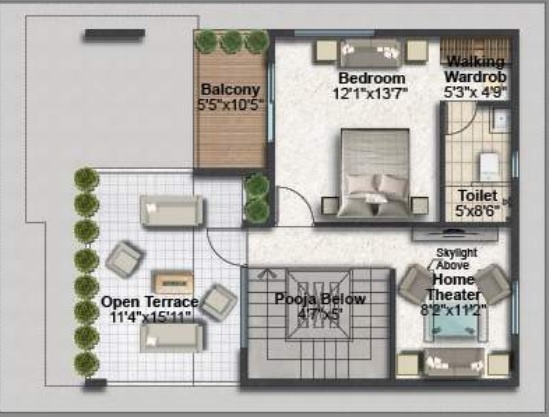 meadows Floor Plan Second Floor Plan
