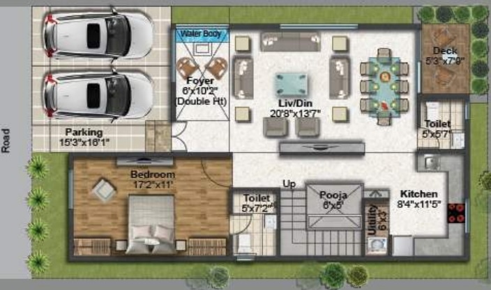 meadows Floor Plan Ground Floor Plan