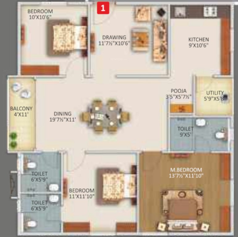  palm grove Floor Plan Floor Plan