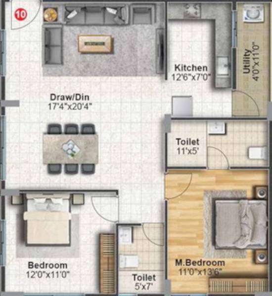  vaishno-excellency Floor Plan Floor Plan