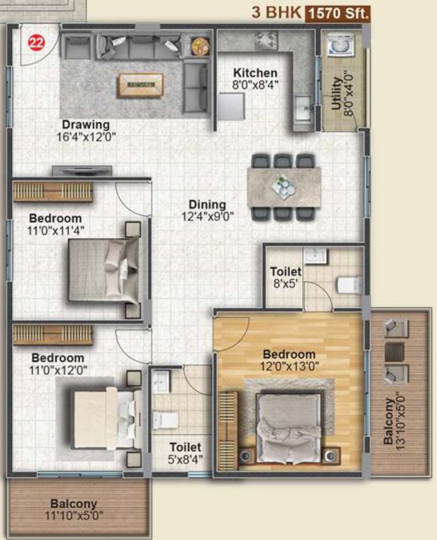  vaishno excellency Floor Plan Floor Plan