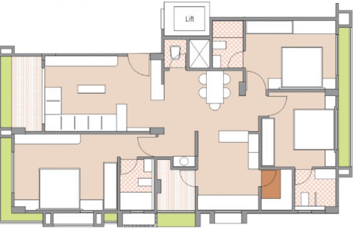  alif 1 appartment Floor Plan Floor Plan