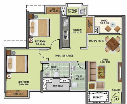  rumah bali phase 3 Floor Plan Floor Plan