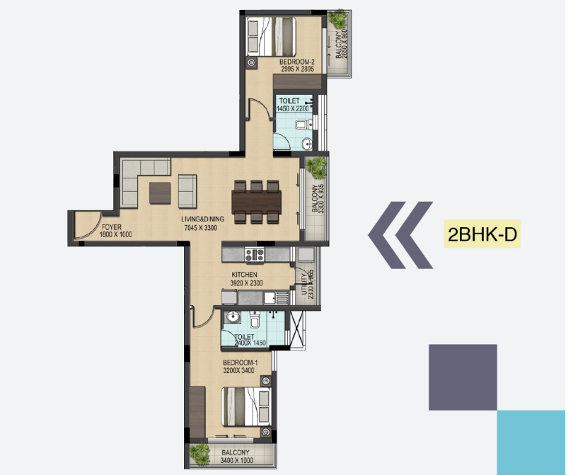  3 little birds Floor Plan Floor Plan