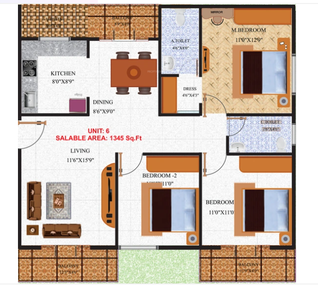 Floor Plan green heights Floor Plan Floor Plan