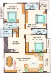  marina-10-residency Floor Plan Floor Plan