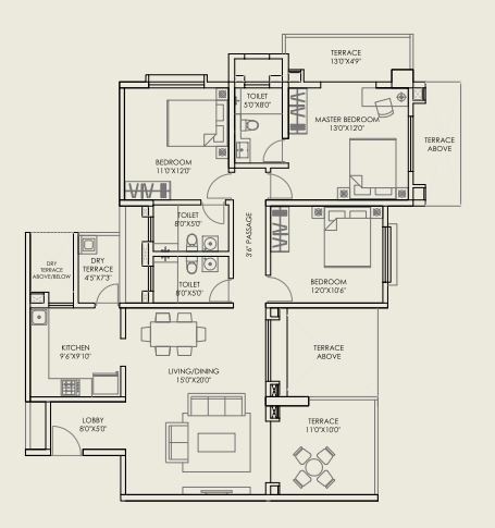  24k sereno building a Floor Plan Floor Plan