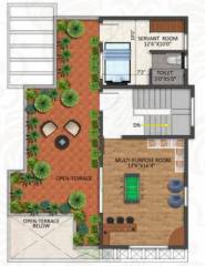 Second Floor Plan shriram-chirping-grove-1 Floor Plan Second Floor Plan