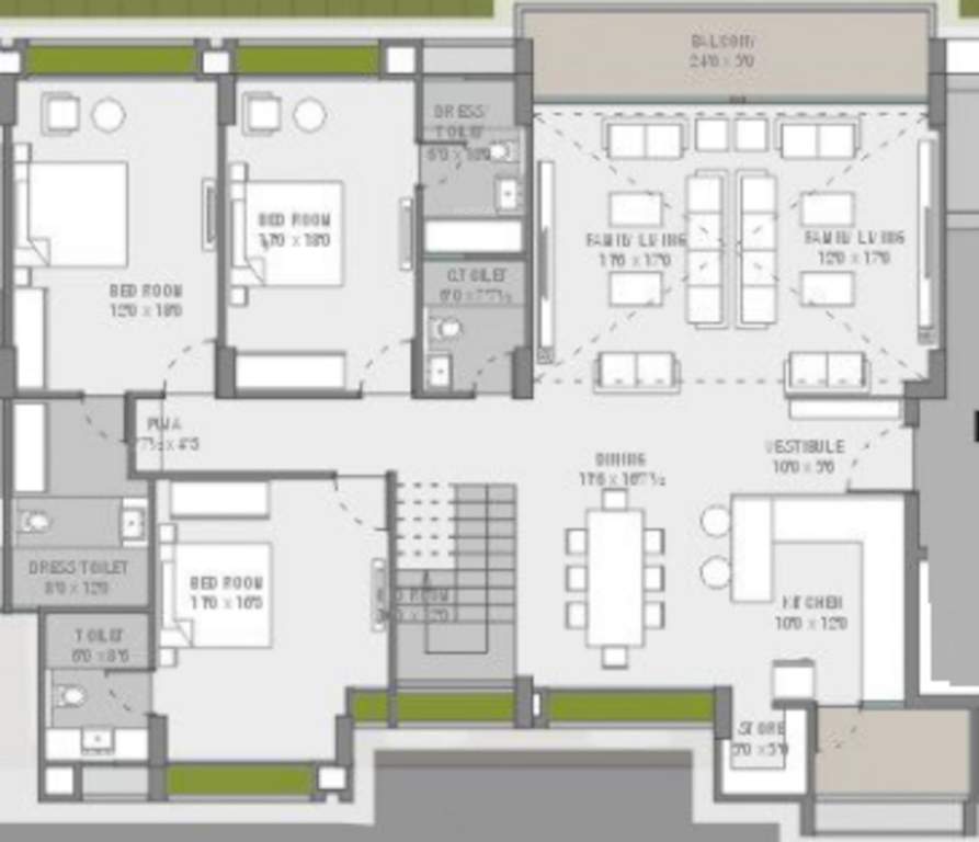  keystone 72 Floor Plan Lower Level Duplex Plan