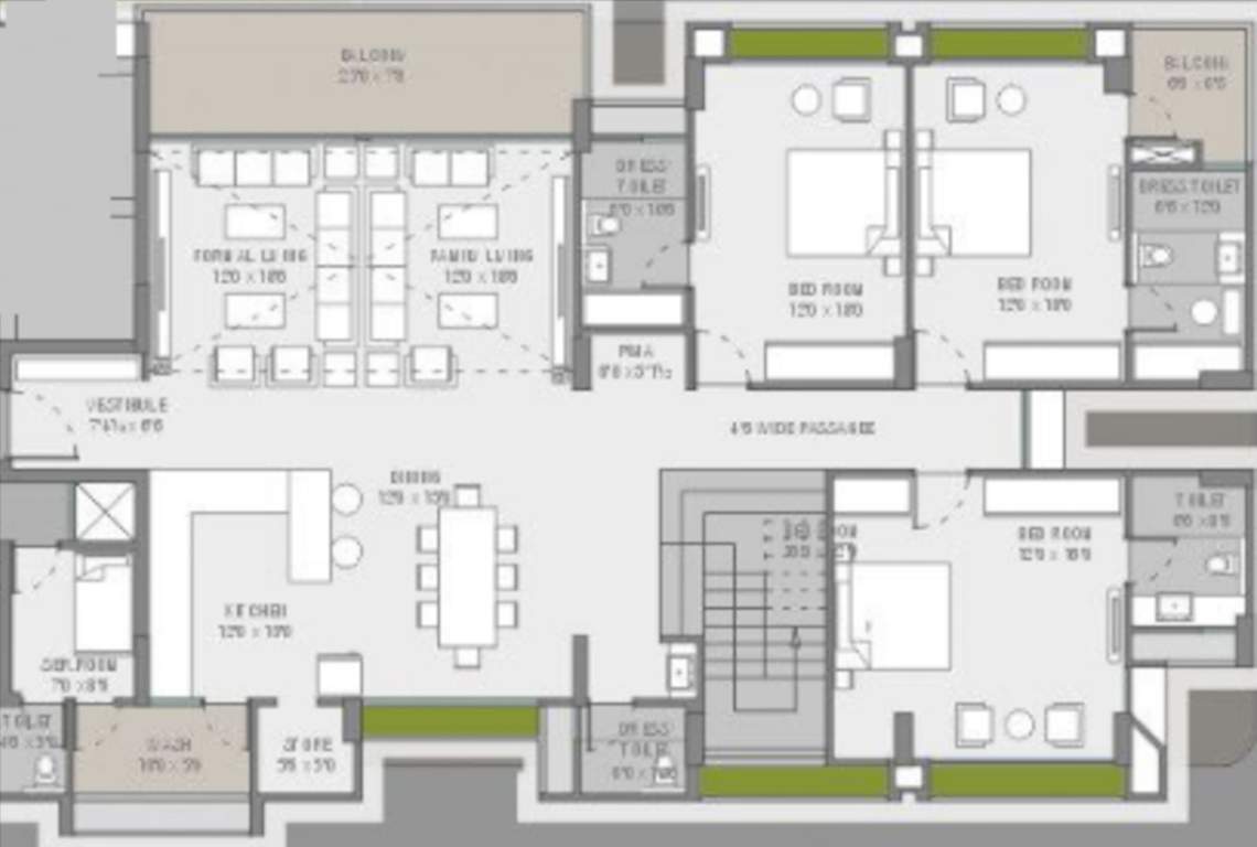  keystone 72 Floor Plan Lower Level Duplex Plan