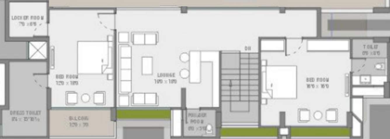  keystone 72 Floor Plan Upper Level Duplex Plan