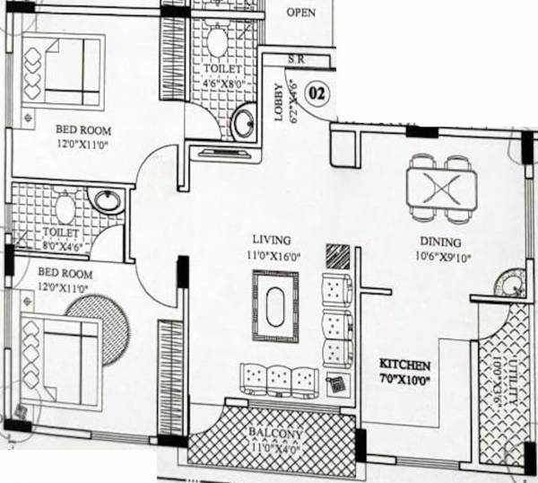 tulip Floor Plan Floor Plan