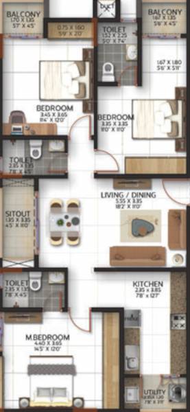 keerthiprime Floor Plan Floor Plan