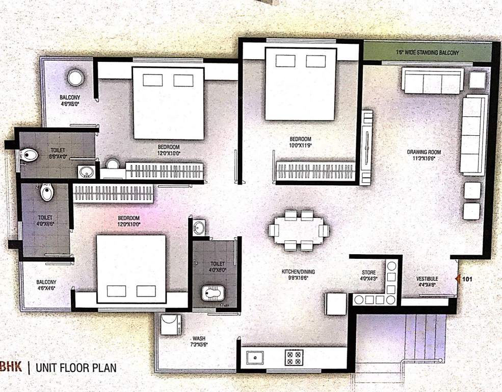  white rose Floor Plan Floor Plan