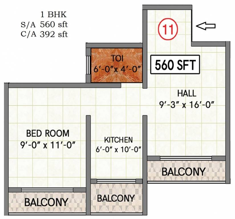  residency Floor Plan Floor Plan
