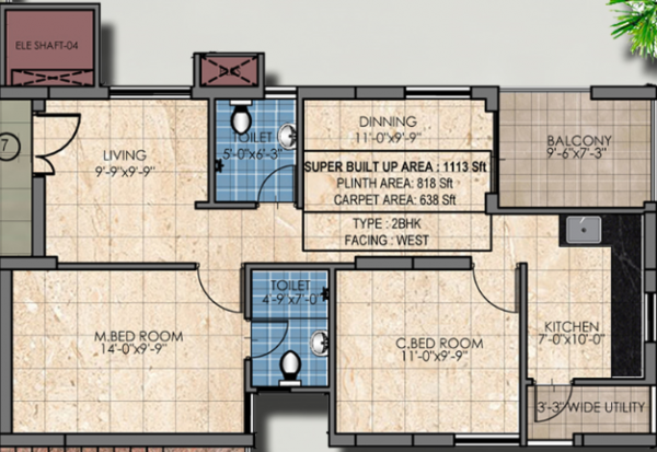  arte Floor Plan Floor Plan