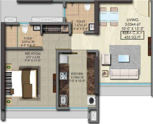  srishti-pride-phase-2-wing-b Floor Plan Floor Plan