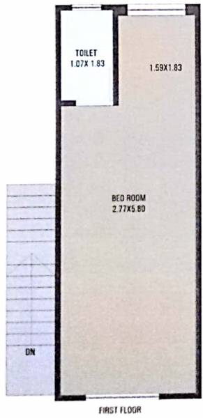  siddheshwar-bunglows Floor Plan First Floor Plan
