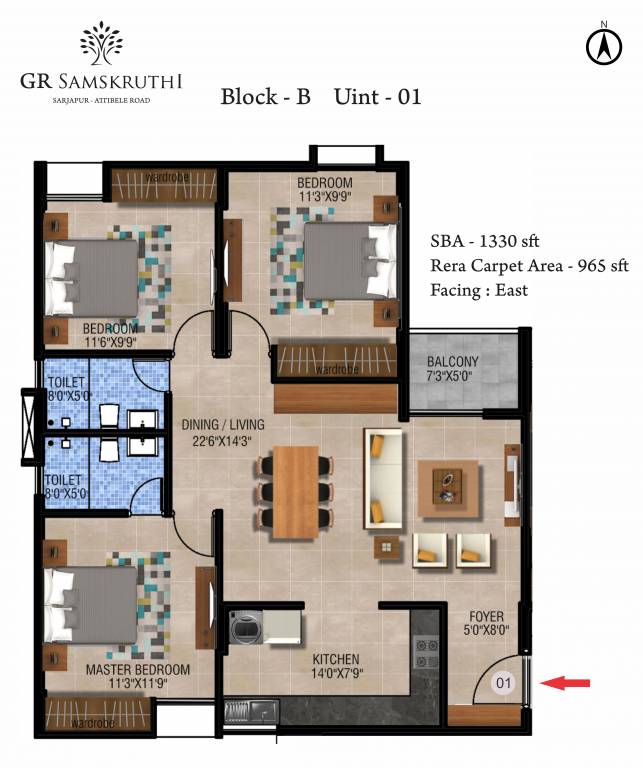  samskruthi Floor Plan Floor Plan