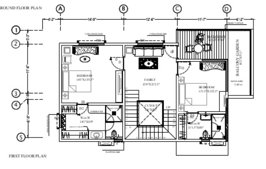  allure one villas Floor Plan First Floor Plan