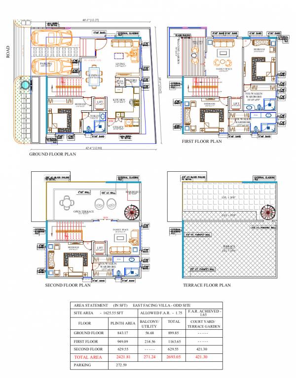  allure one villas Floor Plan Floor Plan