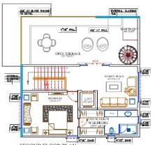  allure one villas Floor Plan Second Floor Plan