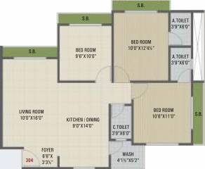  sahjanand-luxuria Floor Plan Floor Plan